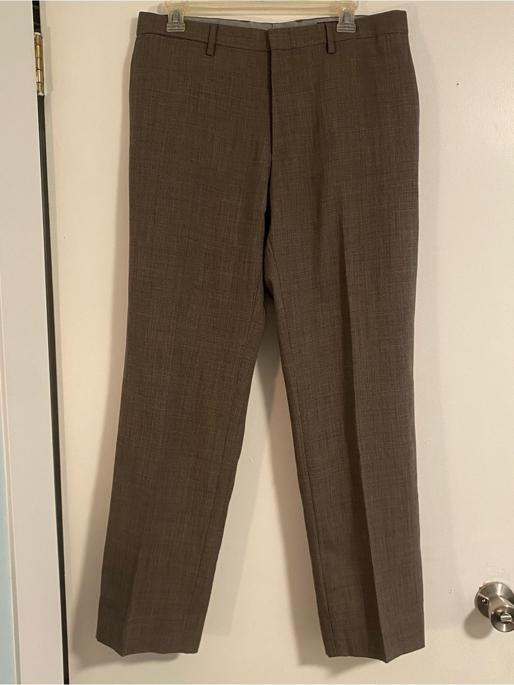 Banana Republic 32x30.5* 100% Wool Classic Fit Dress Pants Brown Mens Business